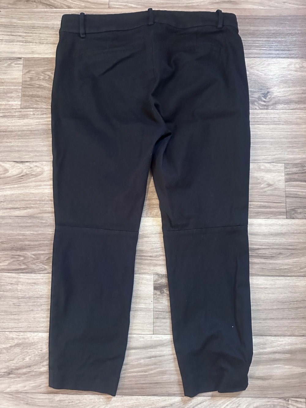 J. Crew Black Winnie Pant Flat front skinny leg side, zip cropped pants size 10